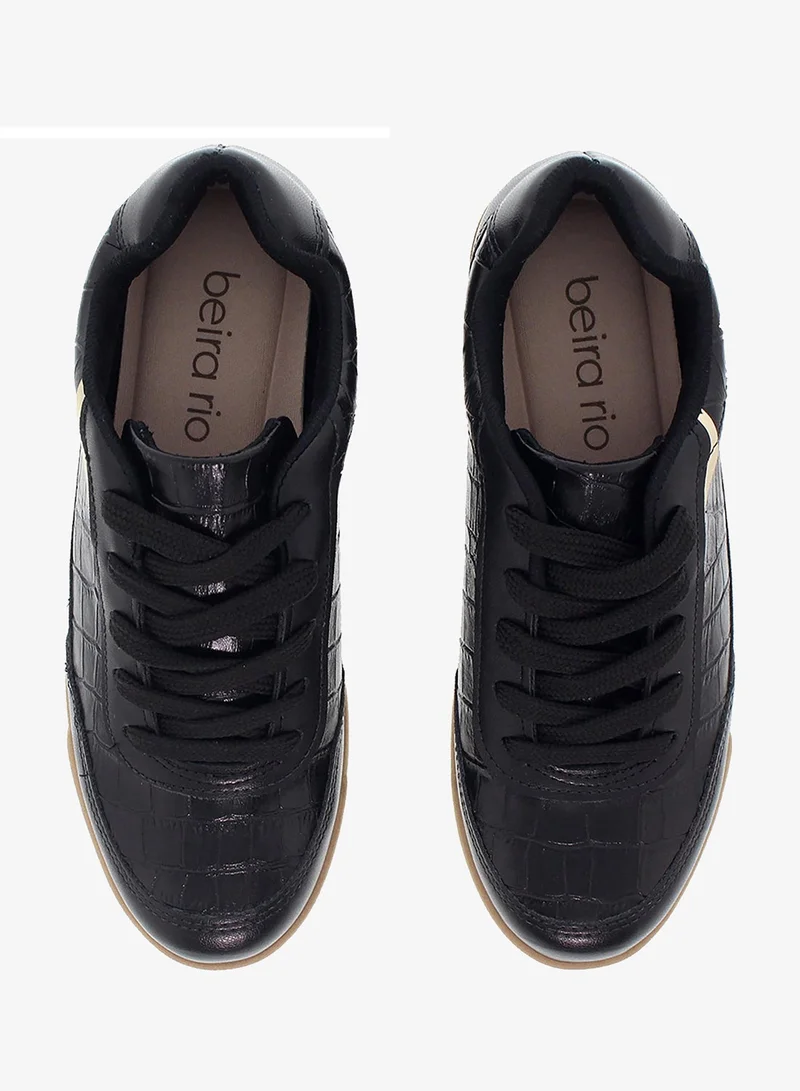 Beira Rio Black Beira Rio Women’s Sneakers – Lightweight Casual Footwear with Comfortable Cushioning for Women | Best Price UAE