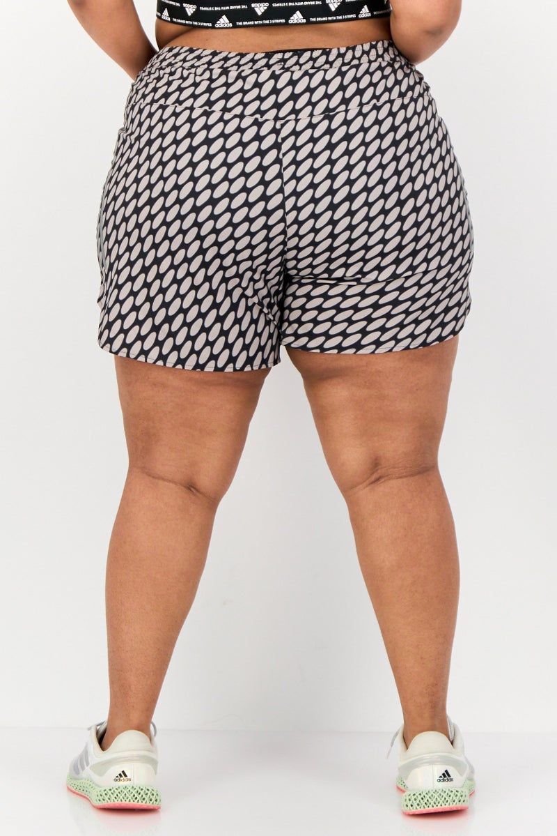 Adidas x Marimekko Women Sportswear Fit Running Shorts, Multicolor - Image 3