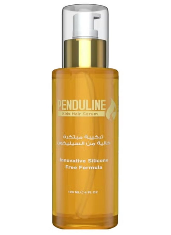 PENDULINE Hair Serum for kids with Argan & Moringa Oil | Silicone-Free | Nourishing Hair Treatment for Strong | Shiny & Healthy Hair | ( 120 ml)  - Image 4