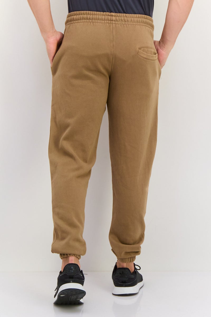 Crooks & Castles Men Regular Fit Brand Logo Jogger Pants, Brown  - Image 3