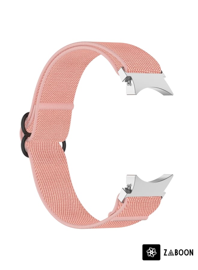 Zaboon Samsung Galaxy Watch 5 Pro 45mm Nylon Stretch Black Buckle Watch Band - Image 2