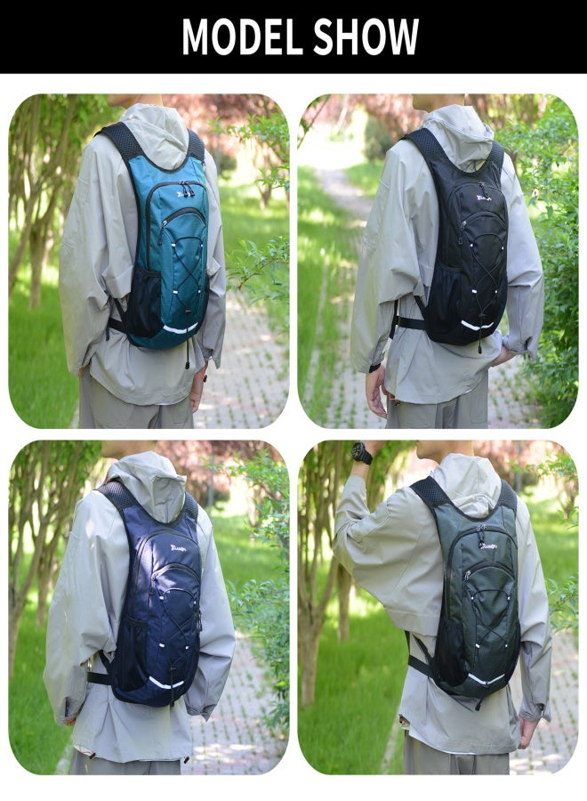 JUNLETU Hiking Backpack Waterproof Lightweight Travel Backpacks for Men Women Packable Sports Backpack with Water Bladder for Riding Camping - Image 3