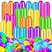 MGparty 150 Pcs Easter Eggs 236 Bright Plastic Fillable Easter Eggs Empty with 12 Golden Eggs for Easter Basket Stuffers Party Favors Egg Hunt Supplies and Easter Decorations - Image 2