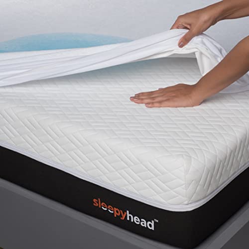 Sleepyhead Bamboo Terry Waterproof Mattress Protector; (78 x 36 x 12 Single Size; White) - Image 3