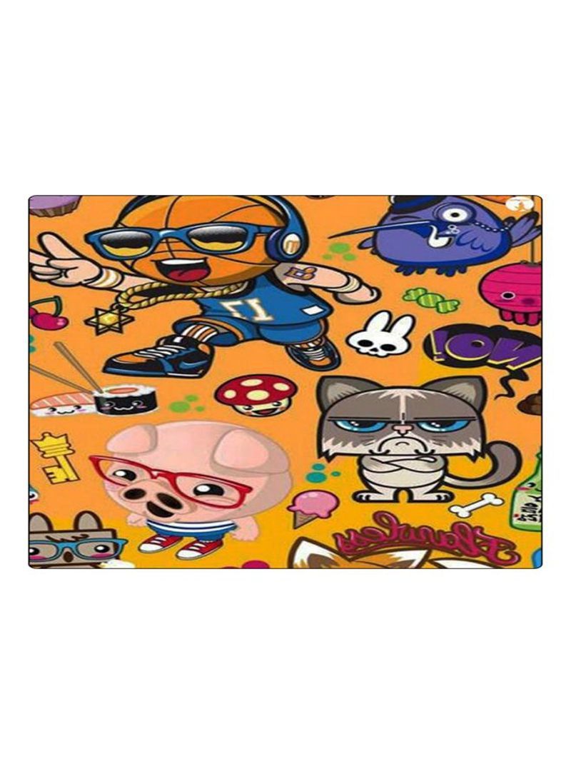 RKN Printed Anti-Slip Gaming Mouse Pad Multicolor