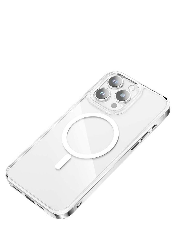 Green Lion Magsafe Crystal Clear Case for iPhone 15 Pro - Clear - Image 1