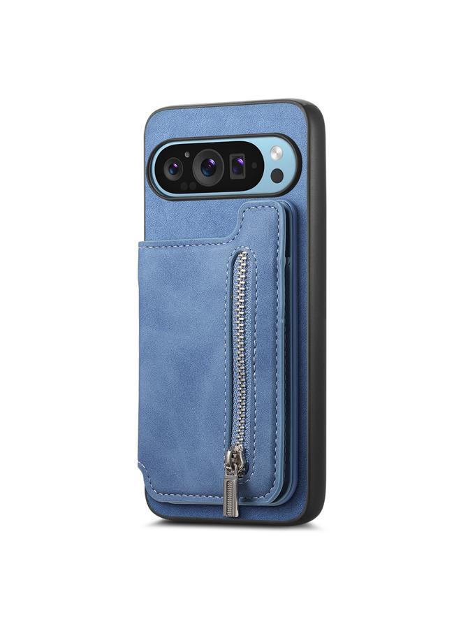 اس-توب جراب خلفي لهاتف Google Pixel 9 / 9 Pro Retro MagSafe محفظة بسحاب وحقيبة بطاقات - Image 2