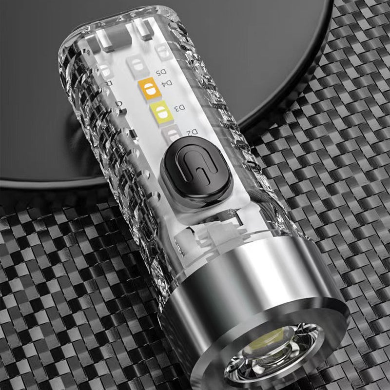 Mini Multi-function High Brightness Keychain Flashlight Outdoor and Home-use Multi-modes Portable Flashlight Light-weight Keychain Light - Image 2