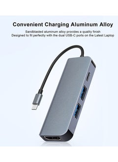 نيبمينينت موزع 4 في 1 بمنفذ USB-C رمادي  - Image 3