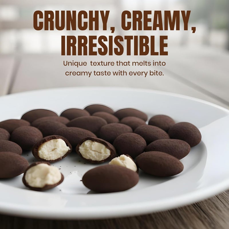 Karish Almond Dragee Cocoa 180g Jar – Crunchy Nut Snack Coated in Rich Cocoa, Perfect for Gifting & Sharing - Image 3