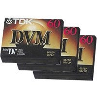 TDK DVM60 Mini DV Tape 60 min. - 3 Pack - Image 2