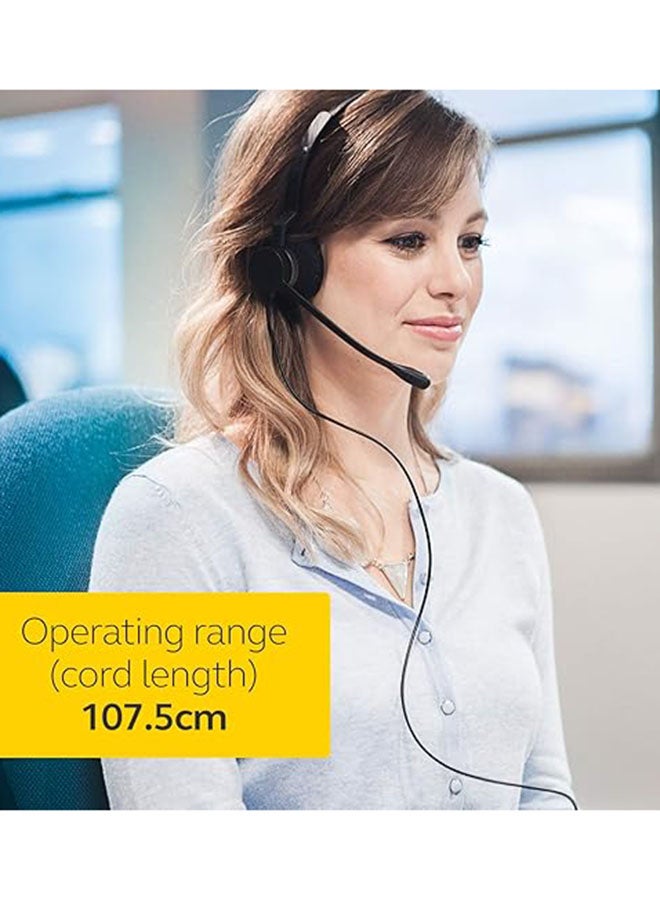 Jabra Biz 2300 USB Duo Wired Professional Call Center Headset Black - Image 5