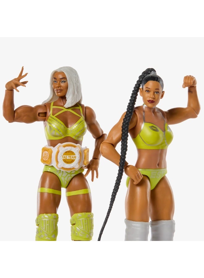 WWE سلسلة WWE Main Event Showdown-22 جاد كارغيل وبيانكا بيلير JGD61 - Image 2