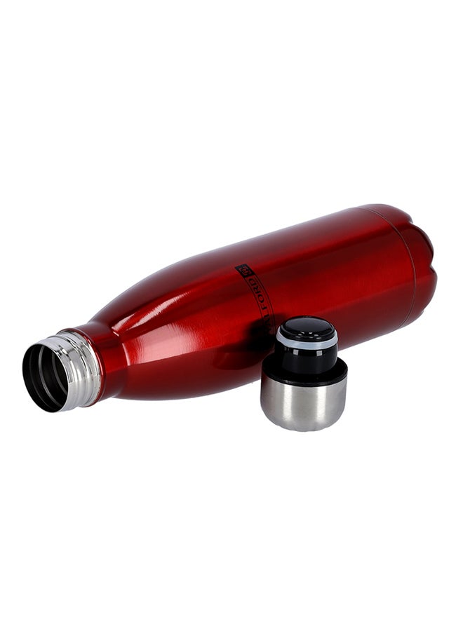 Royalford Stainless Steel Water Bottle Red 750ml - Image 3