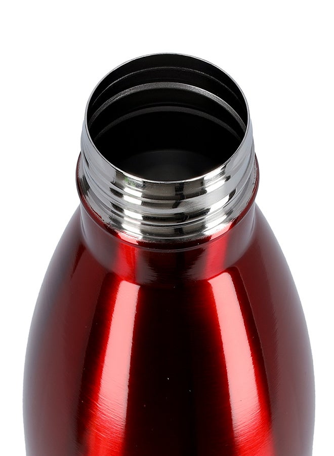 Royalford Stainless Steel Water Bottle Red 750ml - Image 4