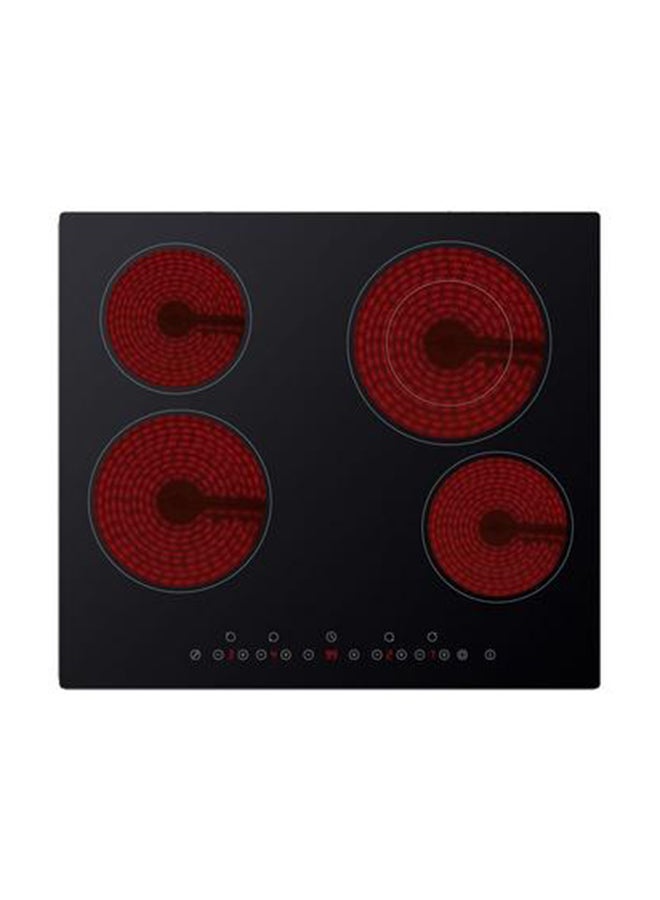 Midea Built-In electric Built-In Hob – 4 Burners – Black – 60 cm , MCHF645 Black