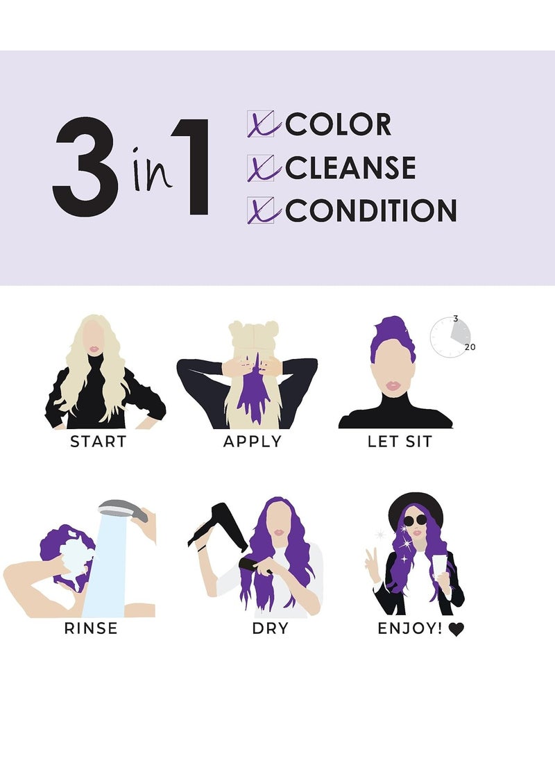 KERACOLOR - Keracolor Clenditioner Hair Dye (9 colors) Semi Permanent Hair Color Depositing Conditioner, 33.8 Fl Oz - Image 1