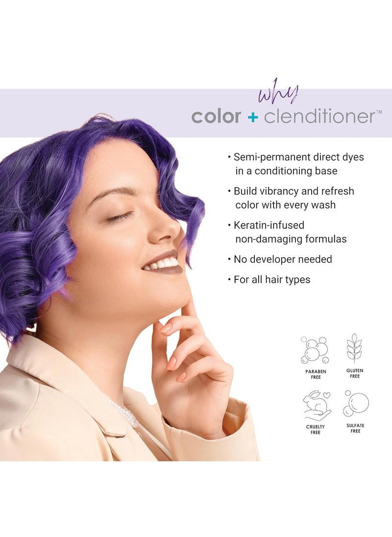 KERACOLOR - Keracolor Clenditioner Hair Dye (9 colors) Semi Permanent Hair Color Depositing Conditioner, 33.8 Fl Oz - Image 1