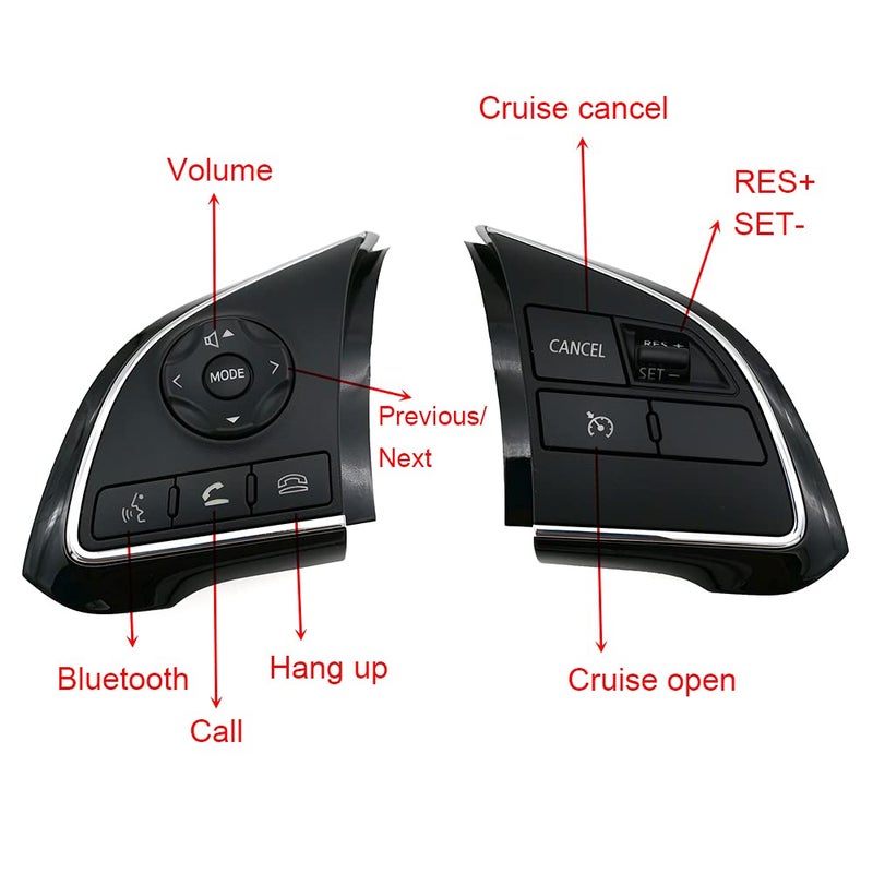 DEMULAX Steering Wheel Control Switch for Mitsubishi - Image 2