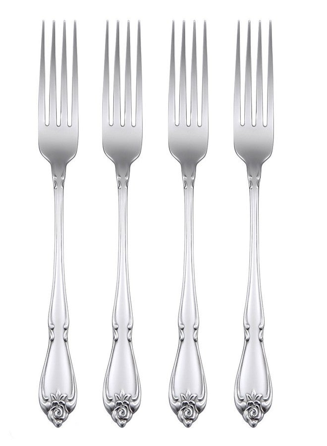 Oneida True Rose Dinner Fork, Set of 4