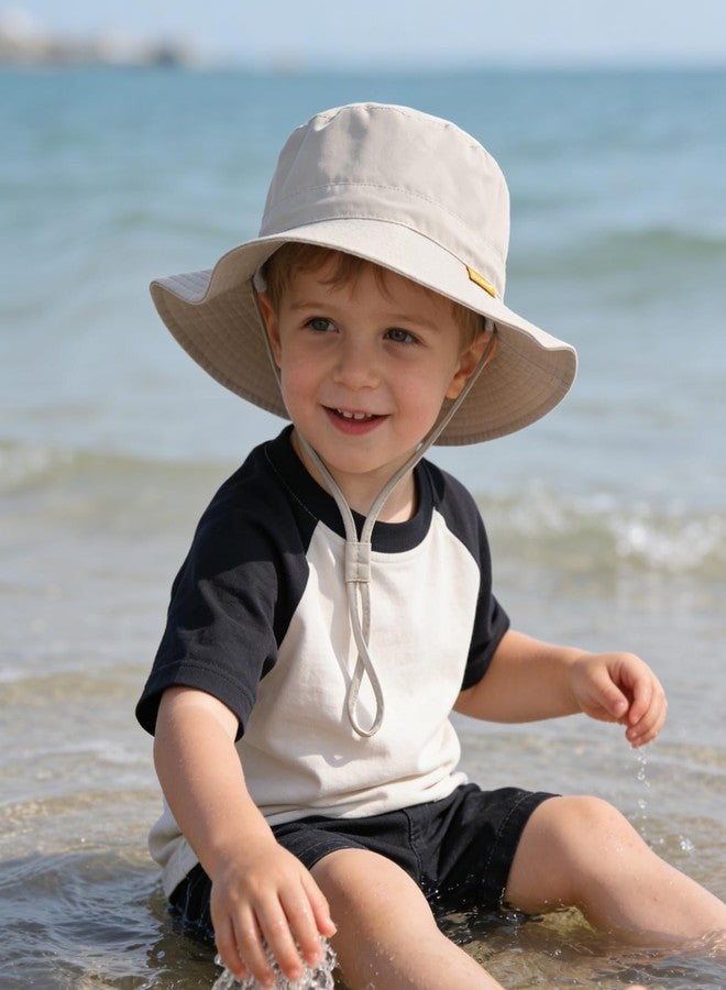 Bucaum Baby Toddler Sun Hat,Boy Girl Summer UPF 50+ Foldable Beach Bucket Hat,Sun Hat for Kids Child 6-24 Months - Image 3
