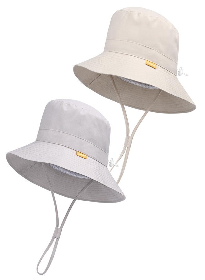 Bucaum Baby Toddler Sun Hat,Boy Girl Summer UPF 50+ Foldable Beach Bucket Hat,Sun Hat for Kids Child 6-24 Months - Image 1