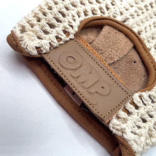 OMP - كريم قفازات تازيو العتيقة / جلد بني - مقاس M (IB0-0747-A01-010-M) - Image 2