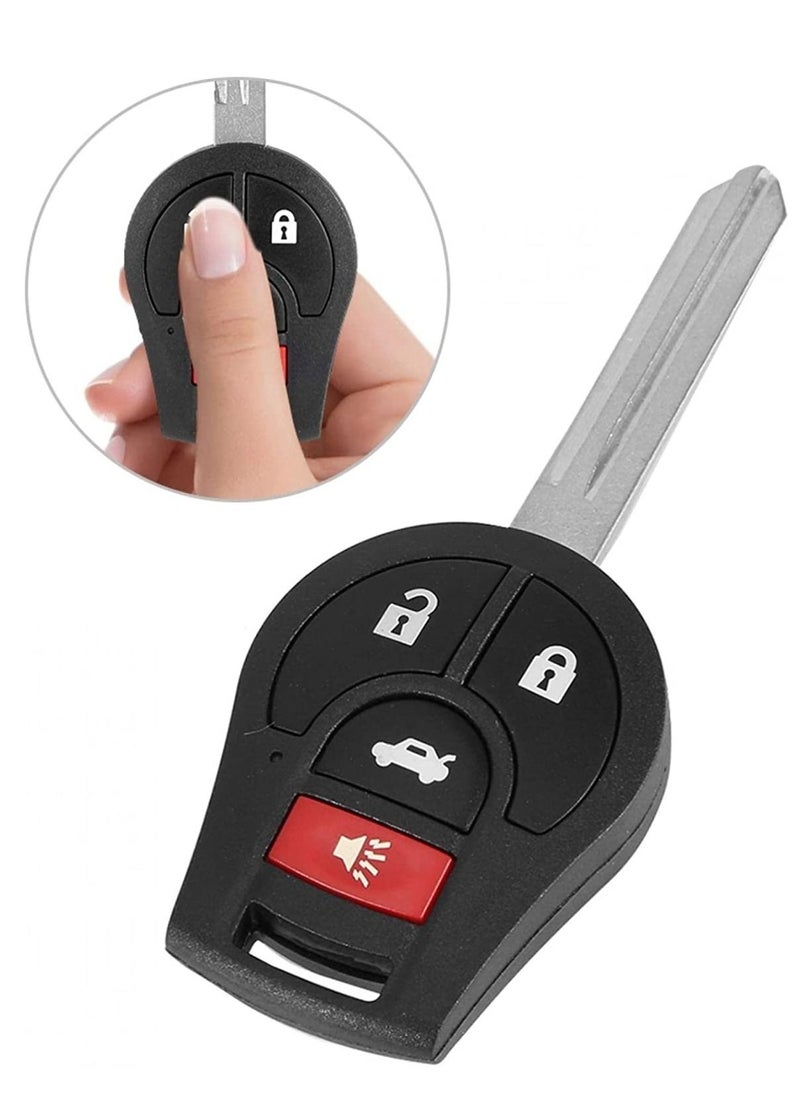 althiqahkey - Replacement Car Key 4 Button Remote Car Key For Car Smart Key Men Car Nissan Vers 2013-2017 - Image 1