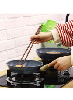 SYOSI 10 Pairs Long Wooden Chopstick Cooking Chopsticks Extra Long Chopsticks Noodle Chopsticks Hot Pot Chopstick Chinese Style Chopsticks Natural Wooden Frying Chopstick for Cooking, 12 Inch  - Image 5