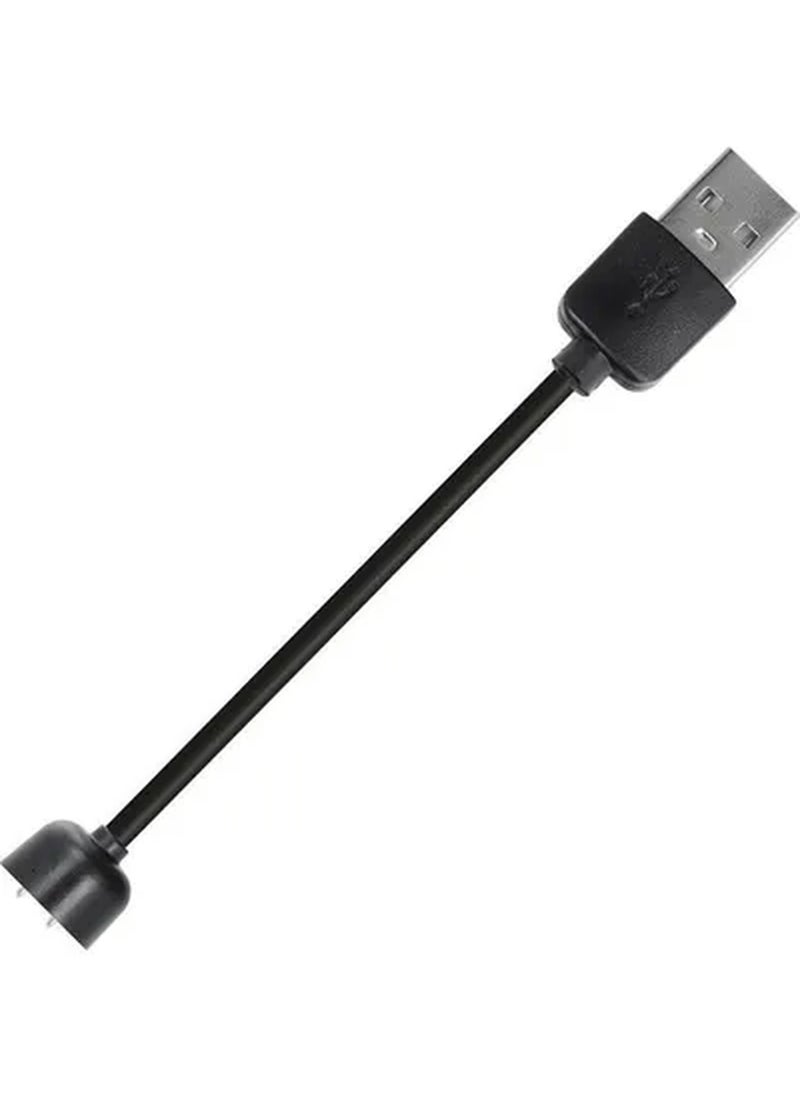 ZOOMEE - Charging Cable for Xiaomi Mi Band 7 / Mi Band 6 / Mi Band 5 Magnetic USB Fast Charging Cord 50cm Black - Image 1