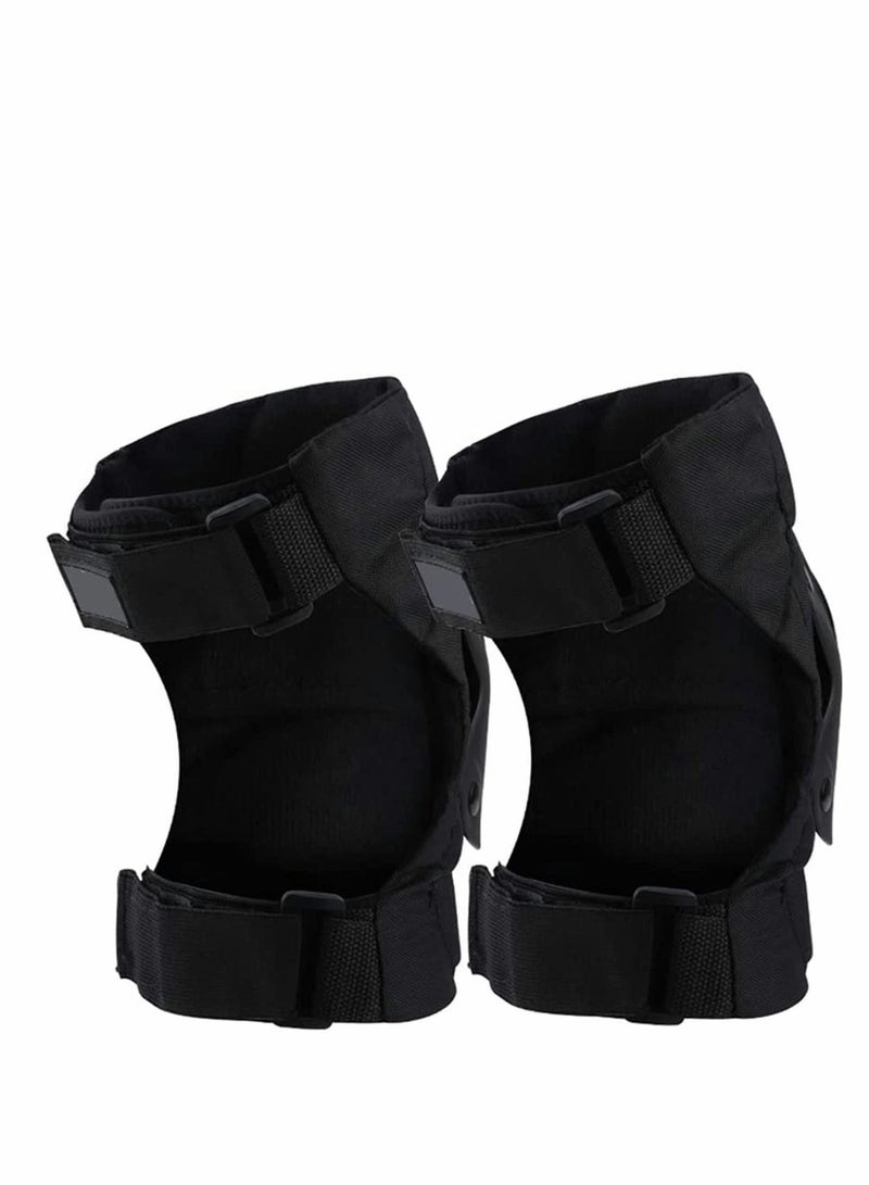 Excefore Adult Knee Pads, 1 Pair Adjustable Knee Cap Pads Cycling Knee Brace and Elbow Guards, Protector for Bike Motorcycle Cycling Racing Outdoor Active Knee Protector Gear - Image 5
