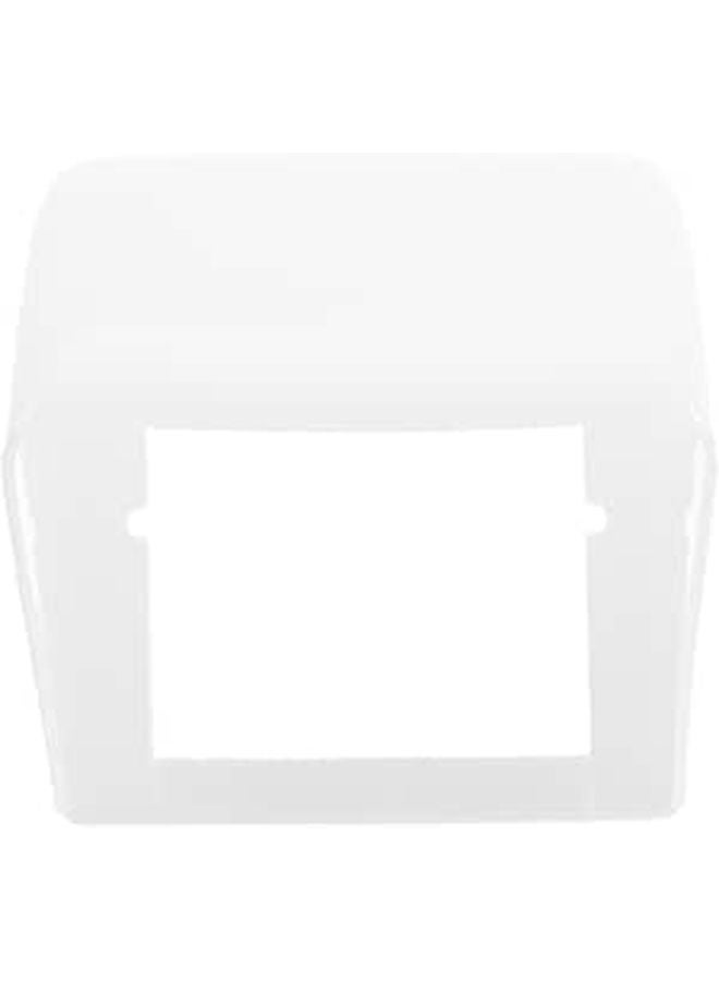 White Weatherproof Outdoor Electrical Outlet Cover Arc Shaped Waterproof Box Protector - Image 1