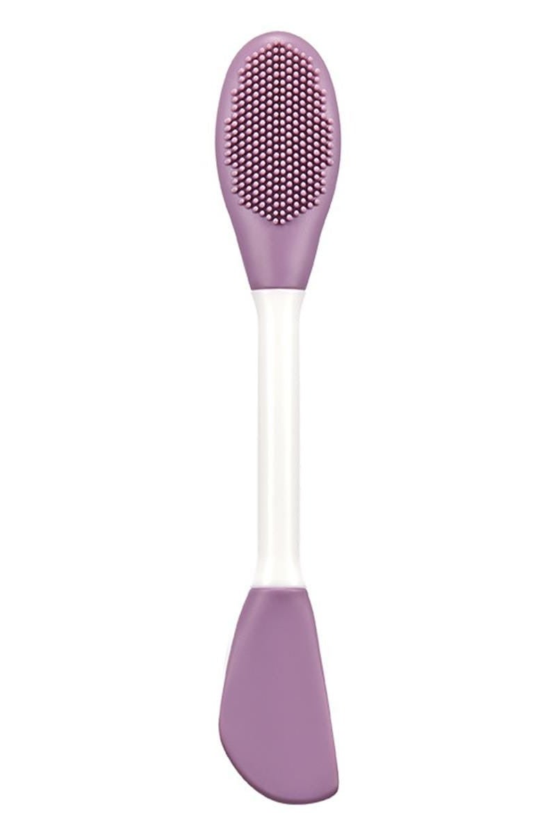 Generic 1-Piece Dual-Ended Silicone Face Mask Brush for Cleaning, Massaging, and Applying Various Face Masks, Facial Cleansing, Cream, and Makeup Application Multicolour - Image 1
