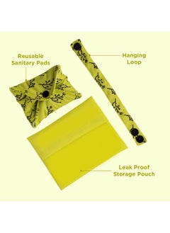 PEESAFE Reusable Sanitary Pads For Women Anti-Bacterial Superb Absorbency Lasts Up To 60 Washes 3 Regular  - Image 2