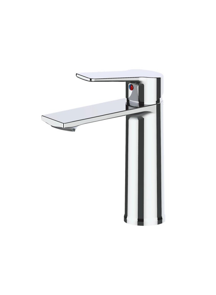 مودي خلاط حوض حمام بيد واحدة | صنبور ماء ساخن وبارد | تصميم حديث بطلاء كروم | مضاد للتناثر | مقاوم للتآكل - Image 2