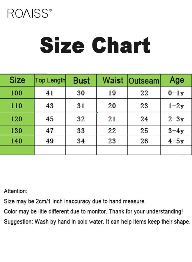 roaiss Toddler Girls Embroidered Shirt and Shorts Set, Stylish Summer Outfit with Sleeveless Top and Solid Shorts, 2 Piece Comortable Clothing Set for Little Girls  - Image 4