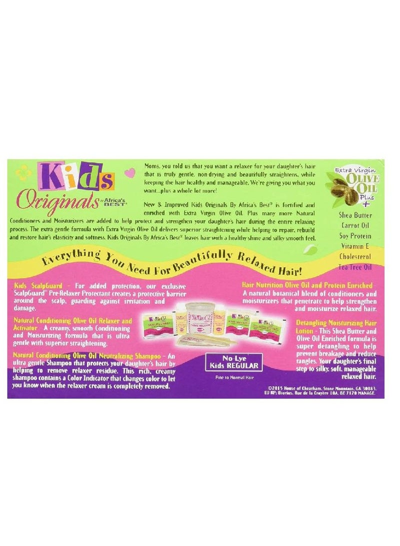 Africa's BEST Africa's Best Kids Organics Organic Conditioning Relaxer System With Scalpguard No Lye Regular, 1 Count - Image 2
