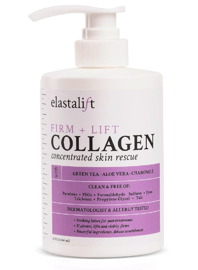 elastalift Elasta Life Collagen Skin Care Cream and Body Lotion for Dry Skin Skin Firming Cream and Collagen Body Firming Lotion Lifts, Tightens and Firms Skin for Younger Looking Skin 15 fl oz - Image 1