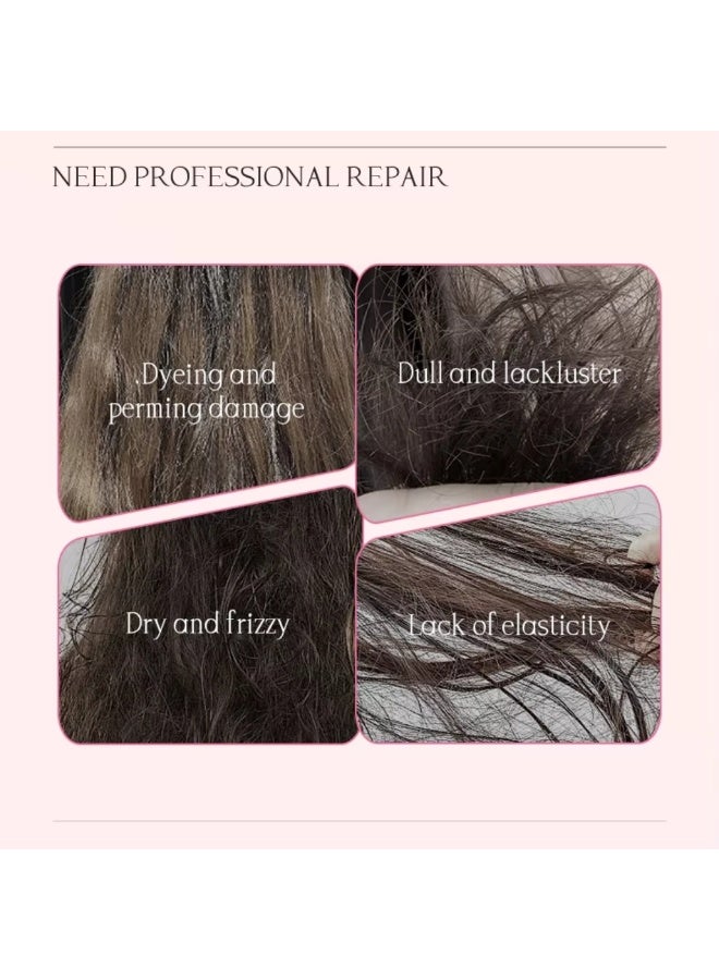 Kormesic 1000 مل قناع شعر بوتوكس برازيلي ساكورا مع الكيراتين والكولاجين، إصلاح وتغذية وتقوية بصيلات الشعر، إصلاح الشعر الجاف التالف، استعادة ملء وتنعيم الشعر، قناع علاج الشعر - Image 4