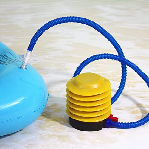 Entraxa Portable Foot Air Pump with Hose, Plastic Labor-Saving Air Inflatable Pump for Sports, Mattress, Inflatable Boat, Exercise Ball, Balloon, Swimming Ring, Pool Toys - Image 3