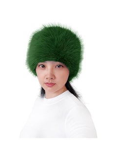 Arabest Emerald Green Women's Faux Fur Winter Headband Ear Warmer 