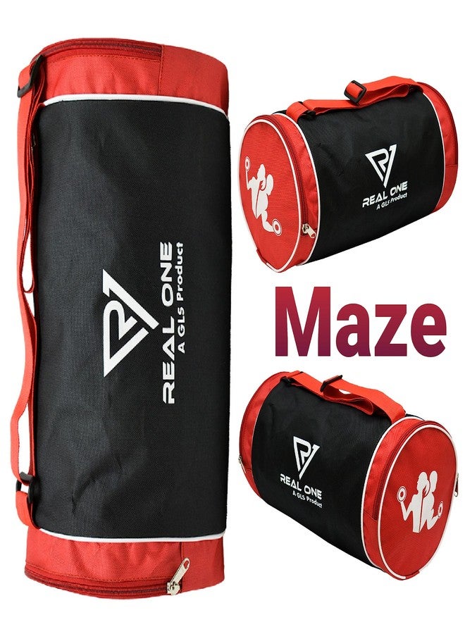 GLS Maze Real ONE Duffle/Sports/Gym Bag with ONE Front Pocket and ADJUSATABLE Shoulder Strap for Unisex for Fitness - Image 5