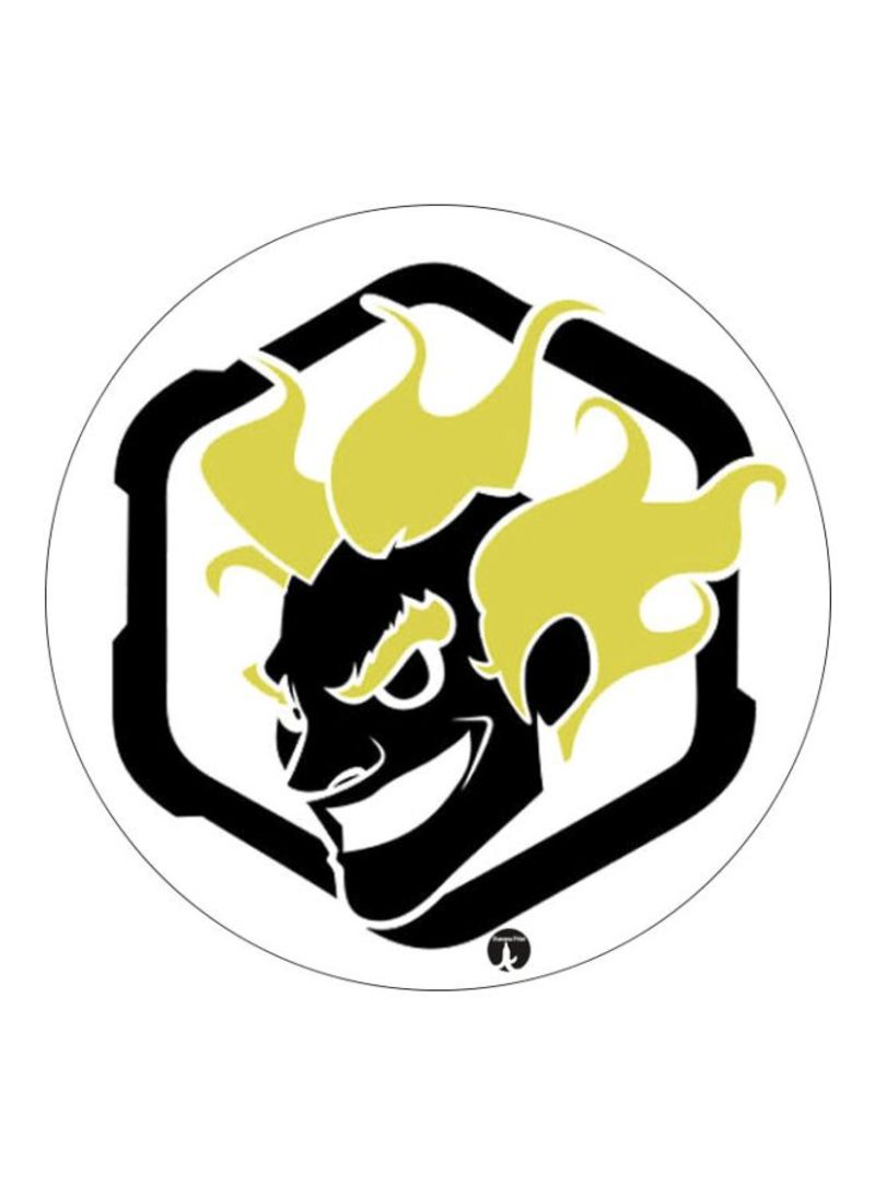 RKN Video Game Overwatch Printed Mousepad Black/Grey/Green