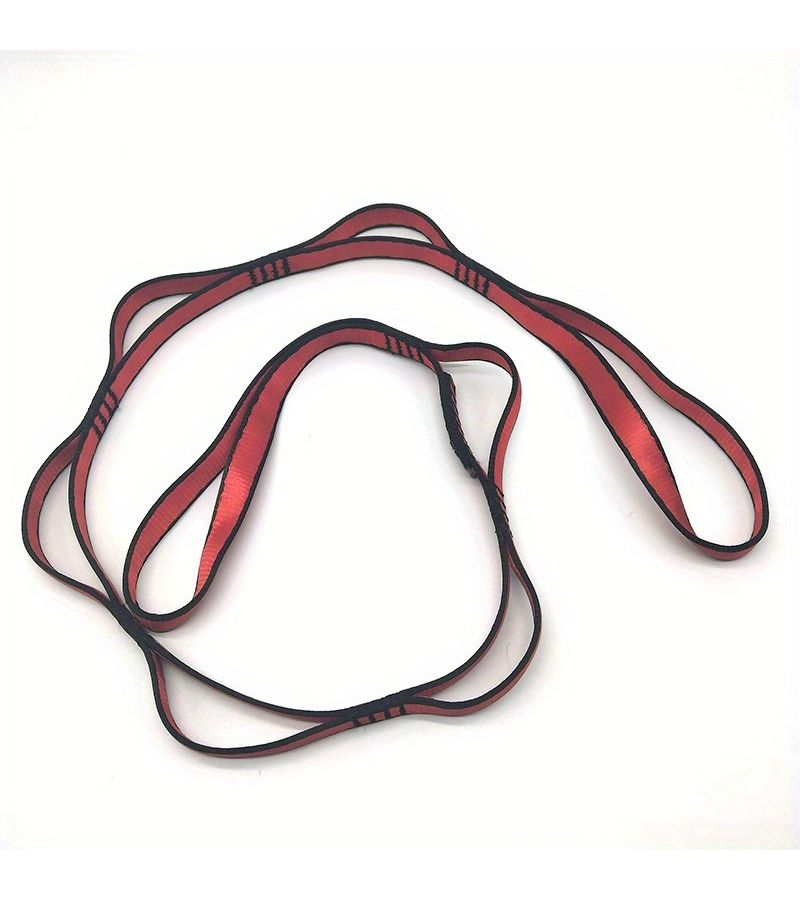 Red Aerial Yoga Hammock Rope Extension Belt - Image 3