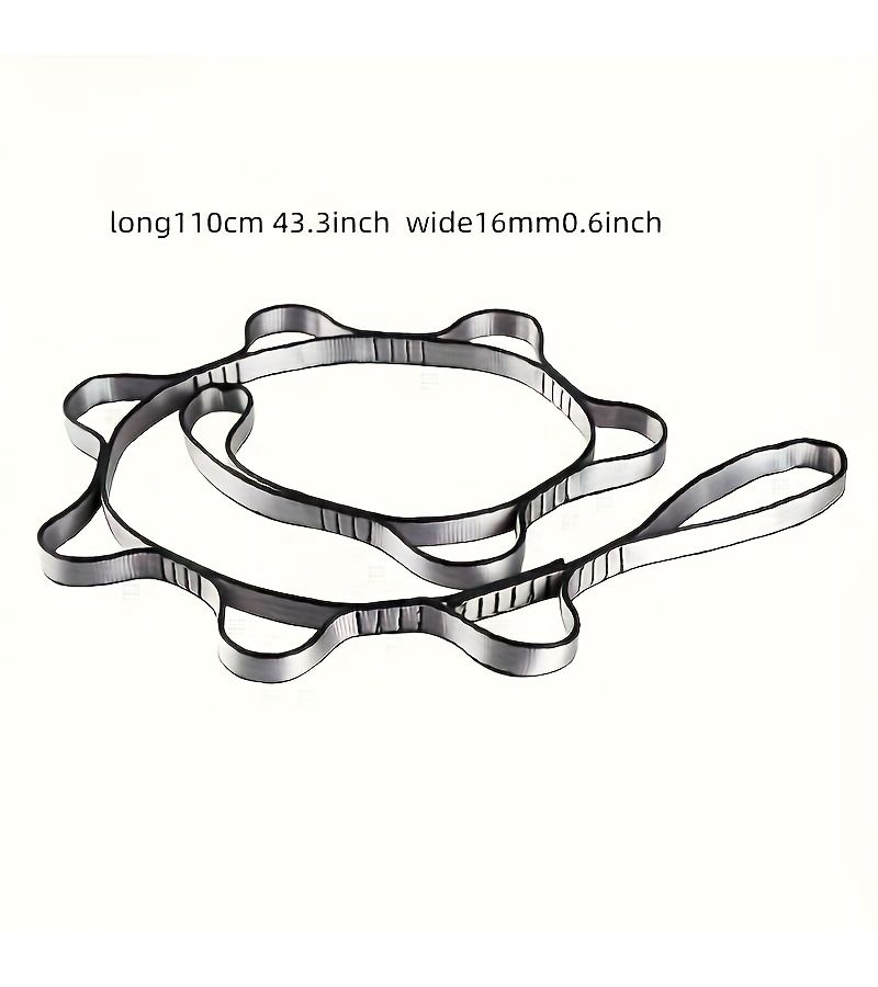 Red Aerial Yoga Hammock Rope Extension Belt - Image 4