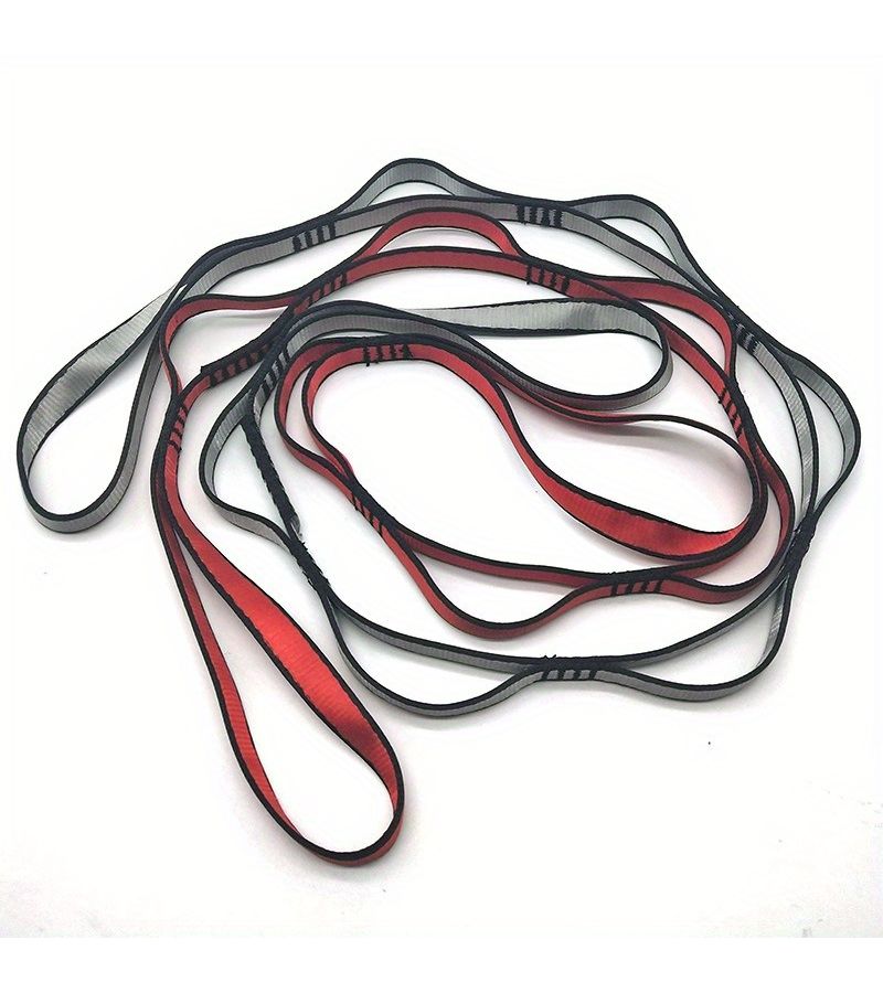 Red Aerial Yoga Hammock Rope Extension Belt - Image 1