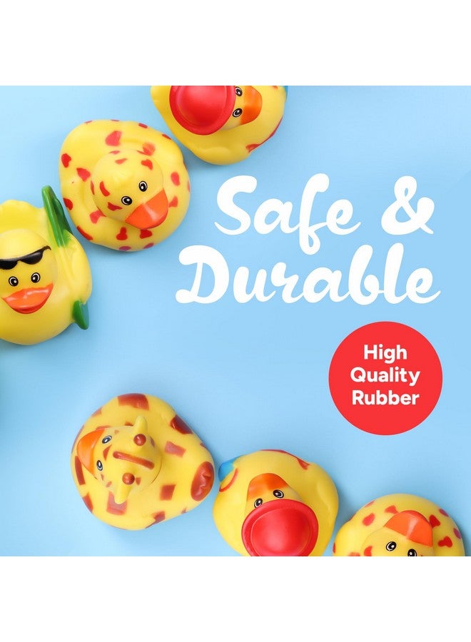 Entervending Rubber Duck Toy Assortment - Ducky Playset Bath Toys in Mesh Bag - Jeep Ducks for Ducking - Rubber Duckies for Beach Pool - Goody Bag Stuffers Classroom Prizes 18 Pcs - Image 2