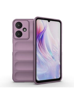 HuHa Case Cover For Xiaomi Redmi 13C 5G Magic Shield TPU + Flannel Phone Case Purple 