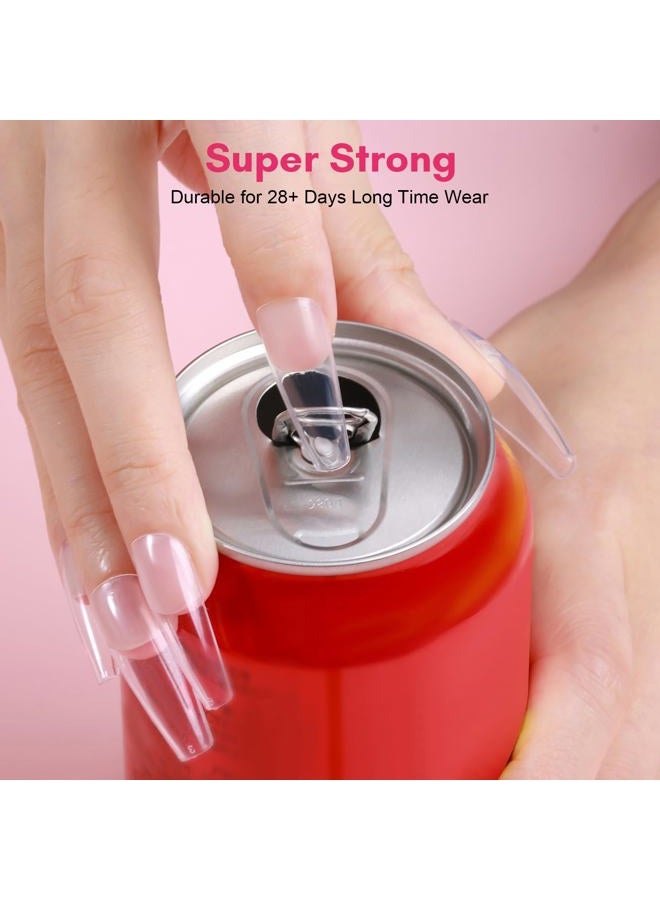 MAKARTT Super Strong Nail Glue for Press ons: Acrylic Nail Tips-Fake Nails-Salon Quality, Brush On, Quick Dry, Easy Application Durable & Long-Lasting Fast Glue False Nails - Image 3