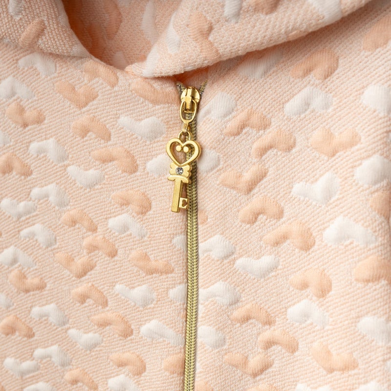 Baby Fou Heart Hooded Jumpsuit - Image 2